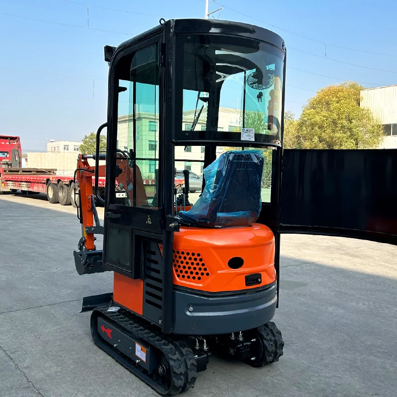 Earth-moving Machinery Mini Excavator 2 Ton Small Compact Excavator New Crawler Digger Multifunctional Mini Excavator For Sale