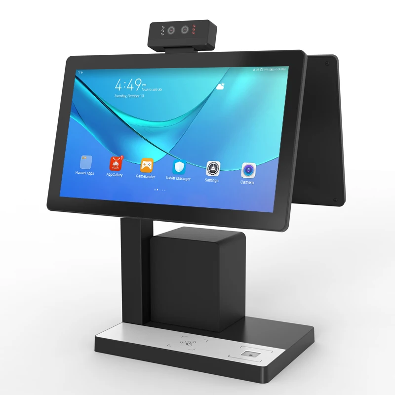 15.6 pos monitor 15.6 inch pos touch screen monitor 15.6 inch metal case all in one pos with supermarket