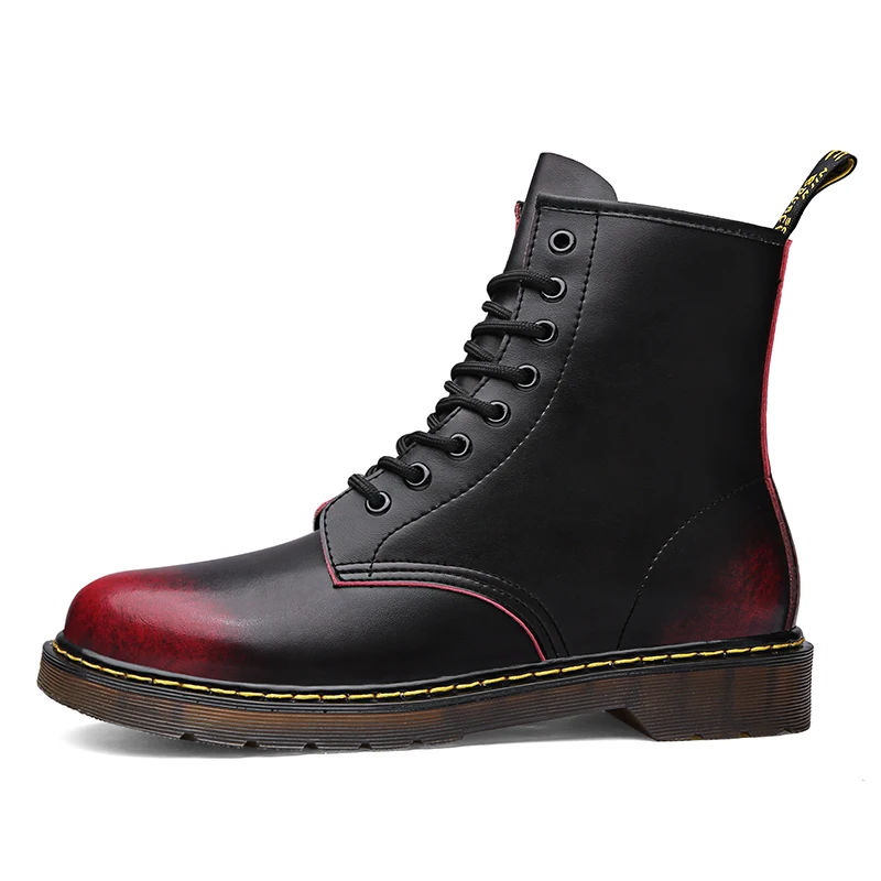 Cheap  Factory Price Fashion Design Winter Men Boots Leather Casual Boots