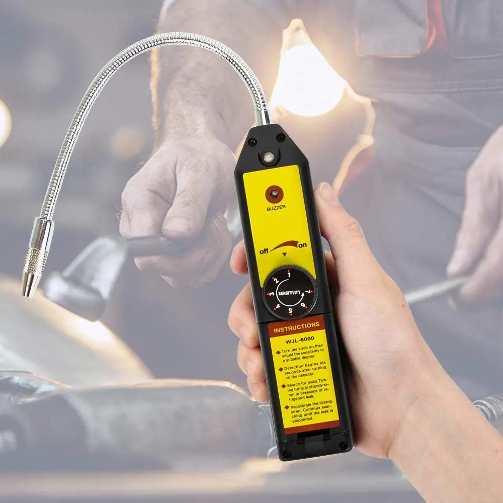 Hot sale WJL 6000 refrigerant air conditioner halogen leak detector automatic leak detector halogen detector alarm