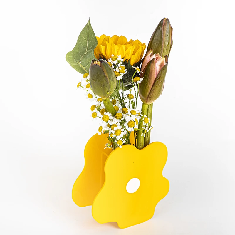 INS Nordic Acrylic Geometric Acrylic Glass Vases Crystal Vase Hot Selling Decorative Multifunctional Acrylic Flower Vase