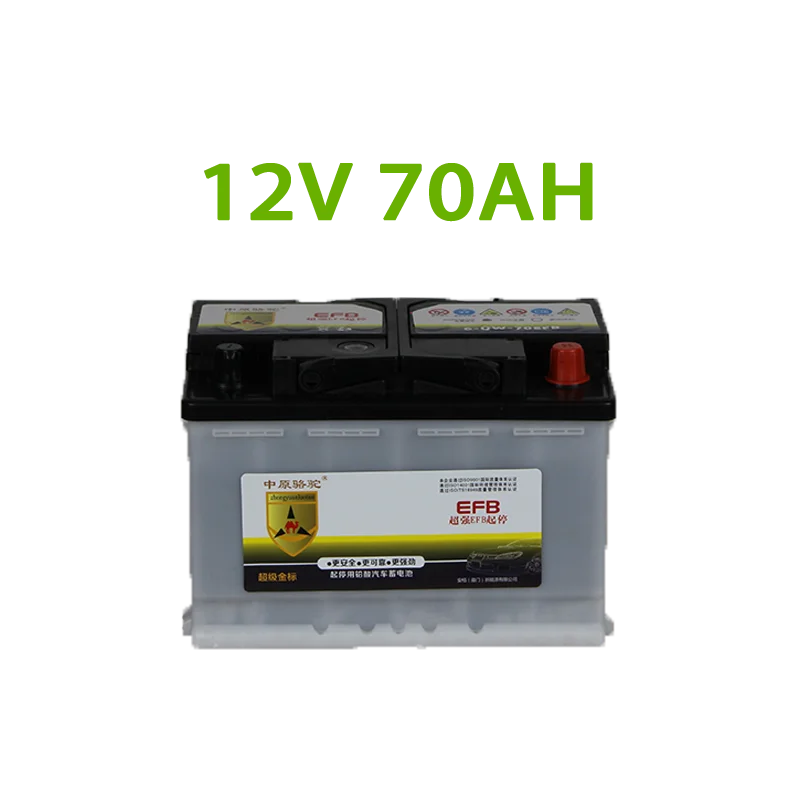 Power Battery Lead Acid Gel Battery HOT SALE Agm 6-QW-70  EFB 12V 70ah Maintenance Free Car Battery for Starting Auto EV