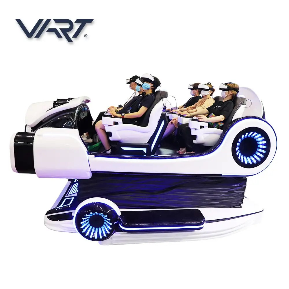 VART Attractive And Immersive High Benefit Amusement Park Six Seats Virtual Reality Game