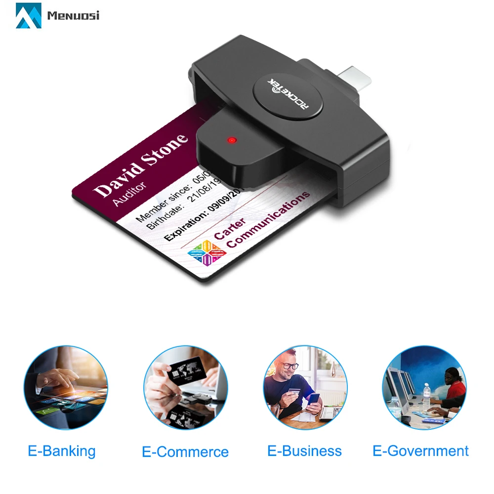 ISO 7816 PC/SC 2.0 Smart Sim Card industry ID DNI CIF Card read/write terTVnal device