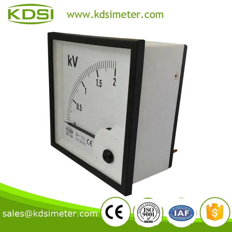 KDSI CE маркированный Аналоговый амперметр и вольтметр BE-96 DC10V