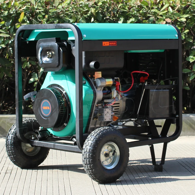 ISO9001 CE Small Size Portable 5hp 24v 178f 3kw 3kva 3.5kw Single Cylinder Welding Diesel Engine Generator With Price