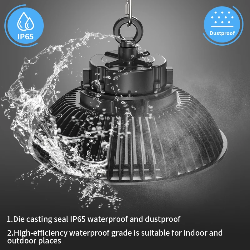 Workshop Light Led 200W Garage Lights High Bright LED UFO Round HighBay Lights Garage Lamp