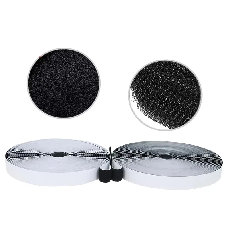 150mm Self Back Sticky Fastening Strips Fabric Fastener Self Adhesive Hook And Loop Fasteners Self-adhesive Velcroes