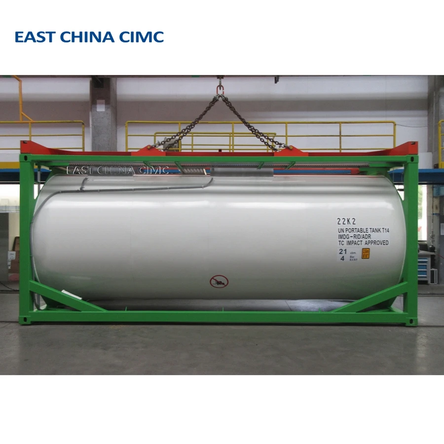 LNG CNG Tank Container Low Price 20ft T50 Gas ISO Container Tank