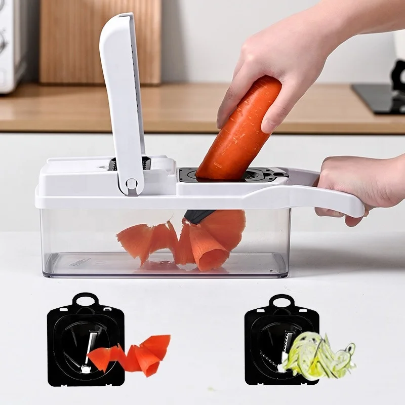 15/22/26PCS Vegetable Chopper Mandoline Onion Slicer Dicer Vegetable Cutter Spiralizer Shredder Kitchen Mandoline Slicer