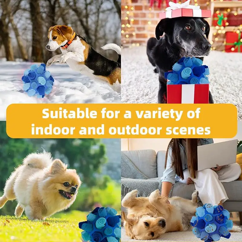 Interactive Flower Design Pet Snuffle Mat Sniffing Blanket IQ Training Stress Relief Interactive Dog Puzzle Toys