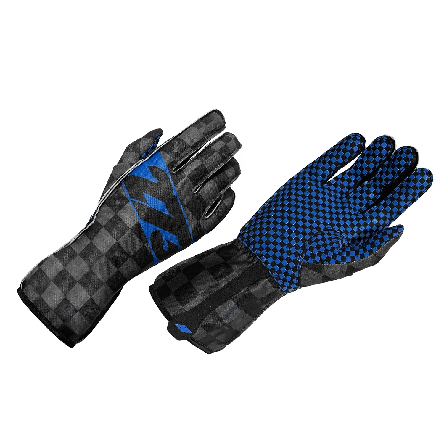 2024 Hot Racing Gloves Custom Design Sublimation Breathable To Wear Motorbike Kart Racing Gloves For Men Women