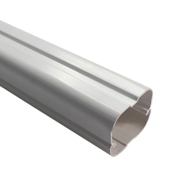 Mini Split Air Conditioner PVC Pipe Cover Set Decorative Line Cover for Building Materials