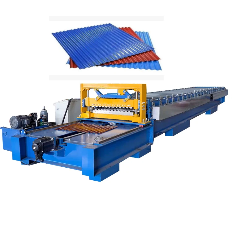 Color Automatic Color Steel Roof Tiles Making Machines Suppliers