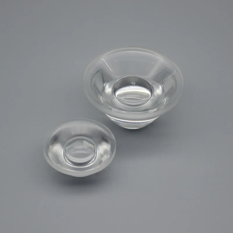 cob narrow beam Glass LED Lens Reflector 50mm 60mm 10 degree 20 degree 30 degree