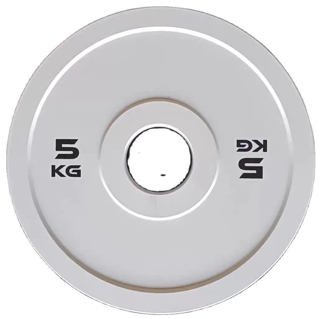 Powerlifting Calibrated  Steel Chrome Weight Plates  For Gym