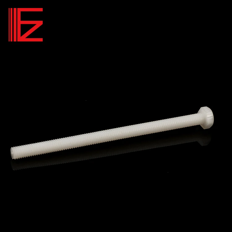 High quality nylon screw hexagonal screw hexagonal head PA66 insulated plastic screw