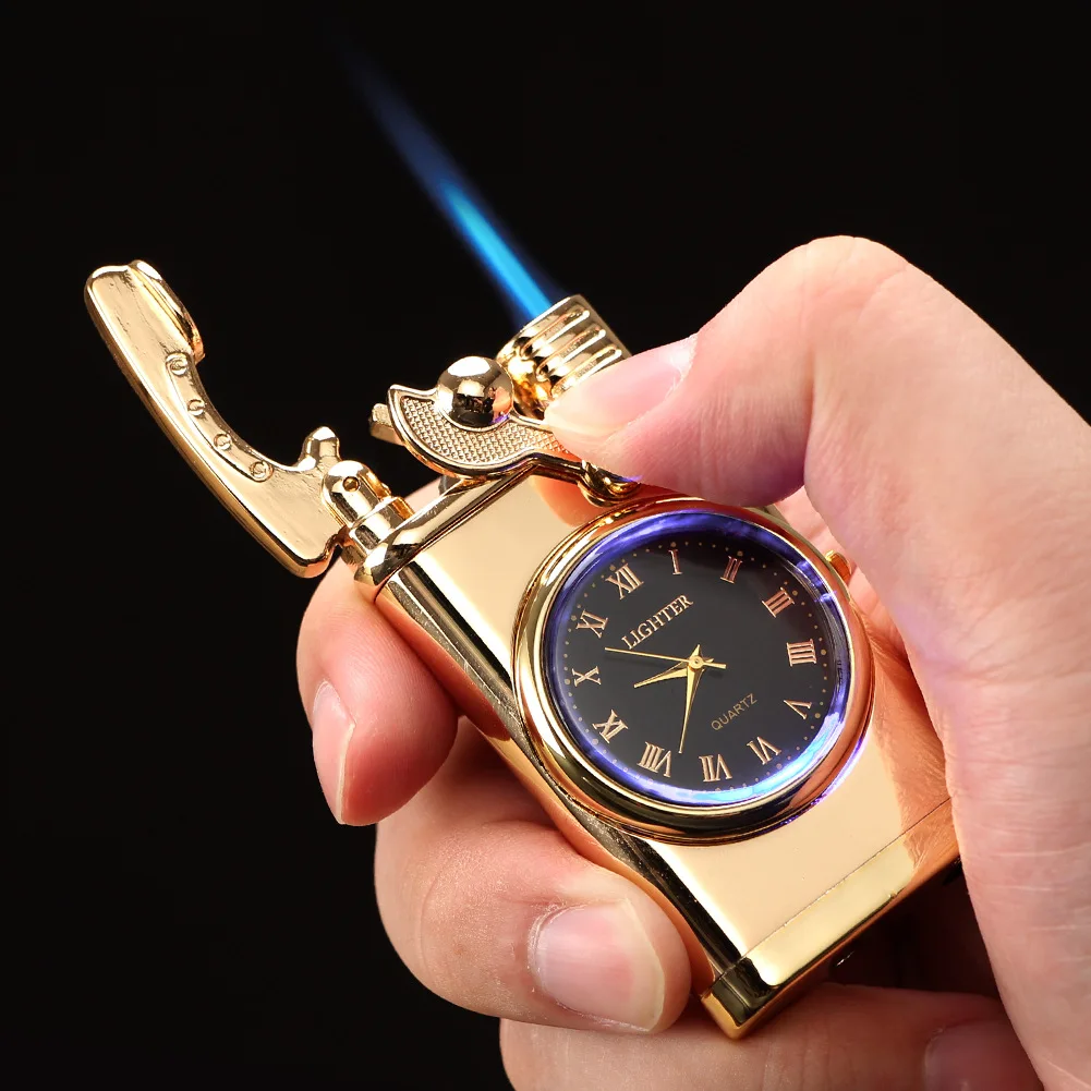 Cool New Mulitfuction  Rocker Arm  Ignition Jet Butane Torch Lighter Jet smoking lighter