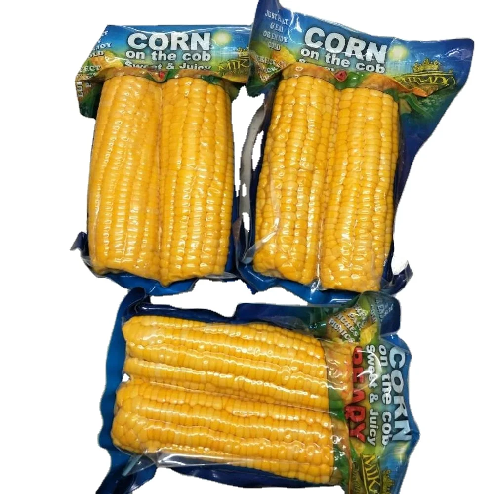 Factory Direct Vacuum Packed Sweet Corn, Reasonably Priced, Ready-to-Eat Sweet and Sticky Corn, 2 Packs.