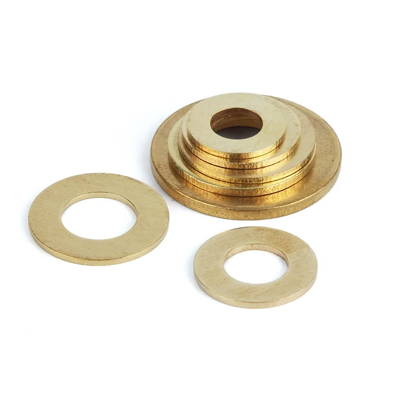 Customized High Precision Brass Copper Bronze Brass Flat Washer