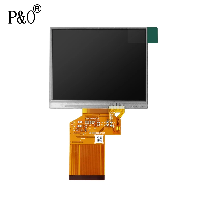 Polcd Industrial Handheld Device 320X240 TFT Module 54pin LCD Display Screen 3.5 inch LCD