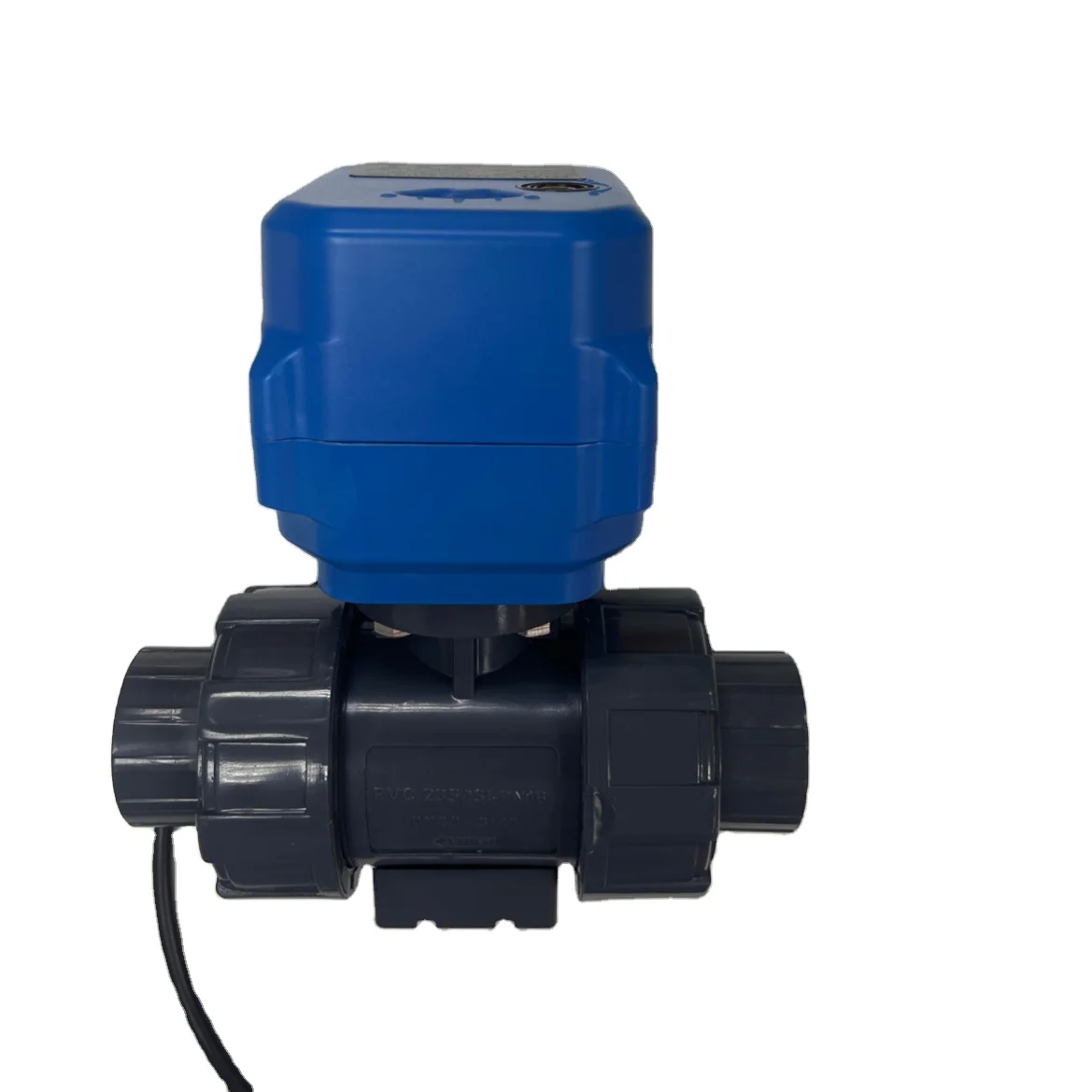 Electric UPVC Plastic Socket Ball Valve Acid Alkali Active Chemical Water Treatment General Application OEM Customizable