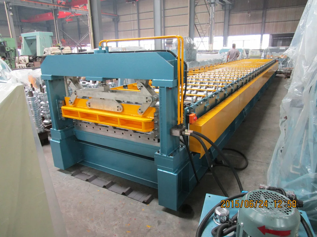 Building Material Galvanized Corrugated Roof Sheet Making Machine in china