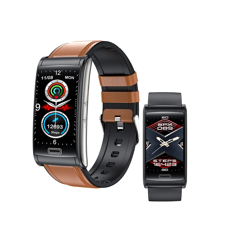 2023 E600 Smartwatch ECG PPG Non-invasive Blood glucose Blood oxygen Electrocardiogram SDK Available smartwatch heart rate