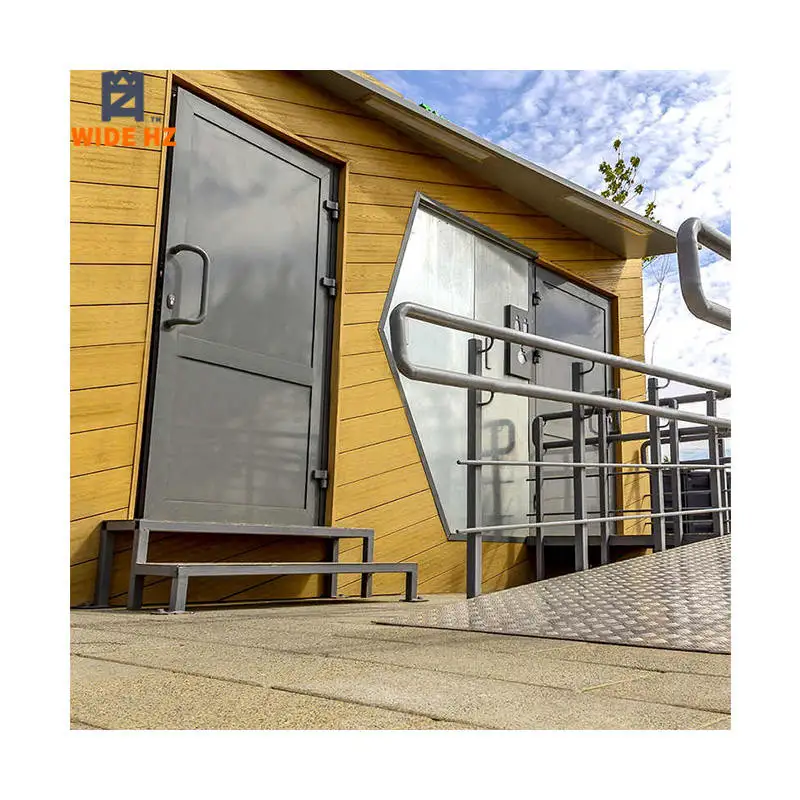 Portable outdoor bathroom toilet and shower WC container cabin