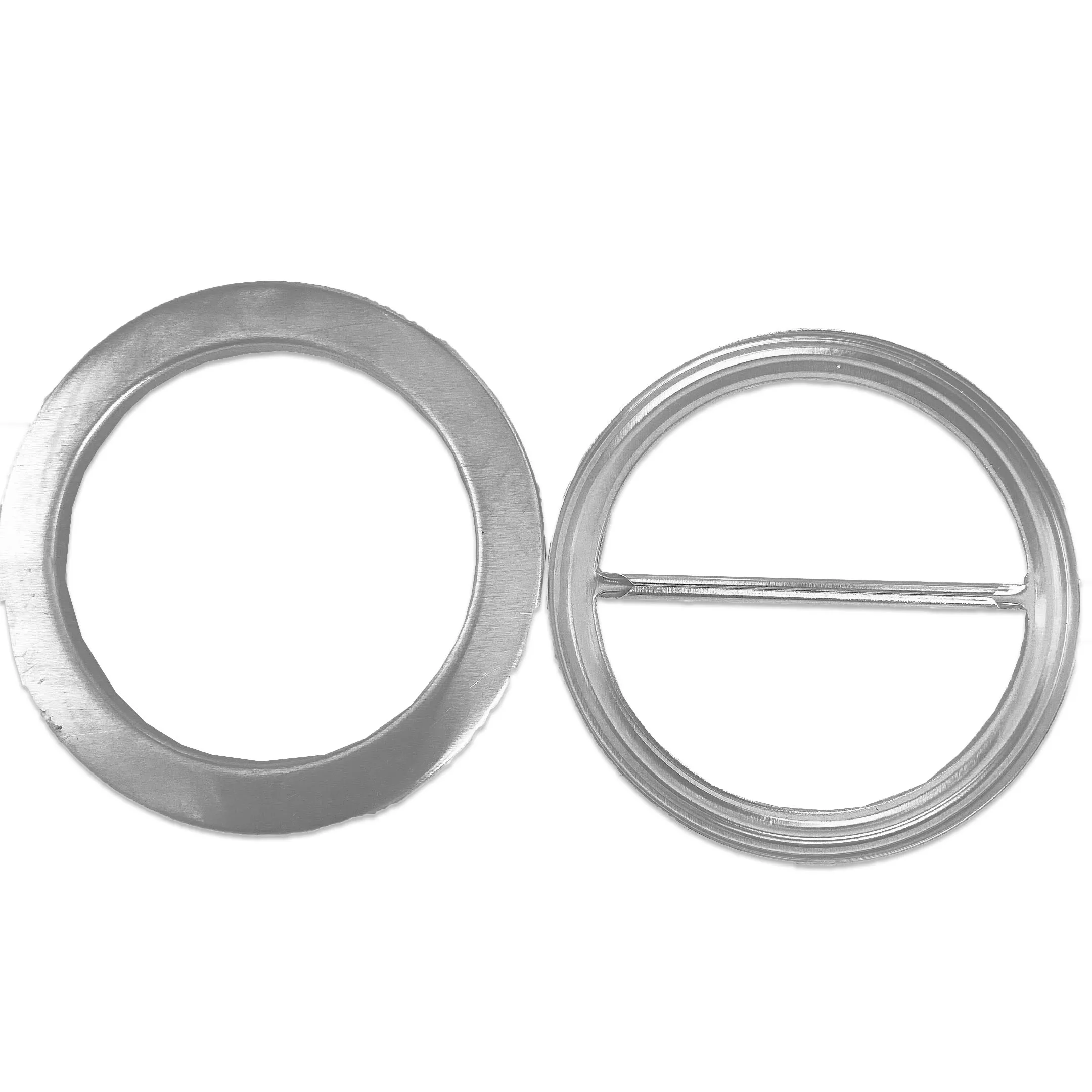 Factory Price Fashion Round Shape Pin Belt Buckle Cover Belt Buckle For Garment