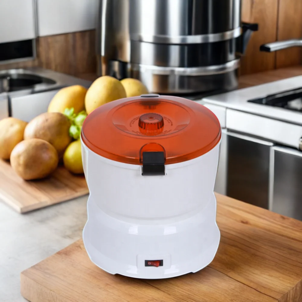 Hot Selling Electric Potato Peeler Home Kitchen Use Stainless Steel Salad Spinner Fruit Vegetable Easy Use Everyday Restaurants