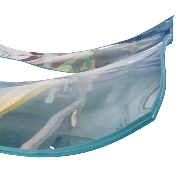 factory autoclave bent glass laminating single double multi-curved and shaped bending curved tempered glass panel sheet