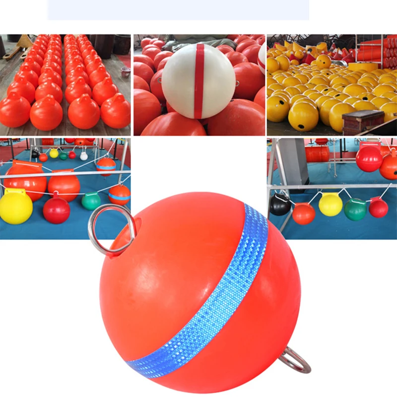 polyethylene marine mooring hard skin spherical Barrier Floats ball buoy
