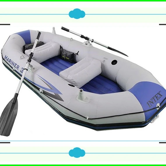 Intex 68378 Mariner Air Floor 3 Person Inflatable Boat river raft for fishing