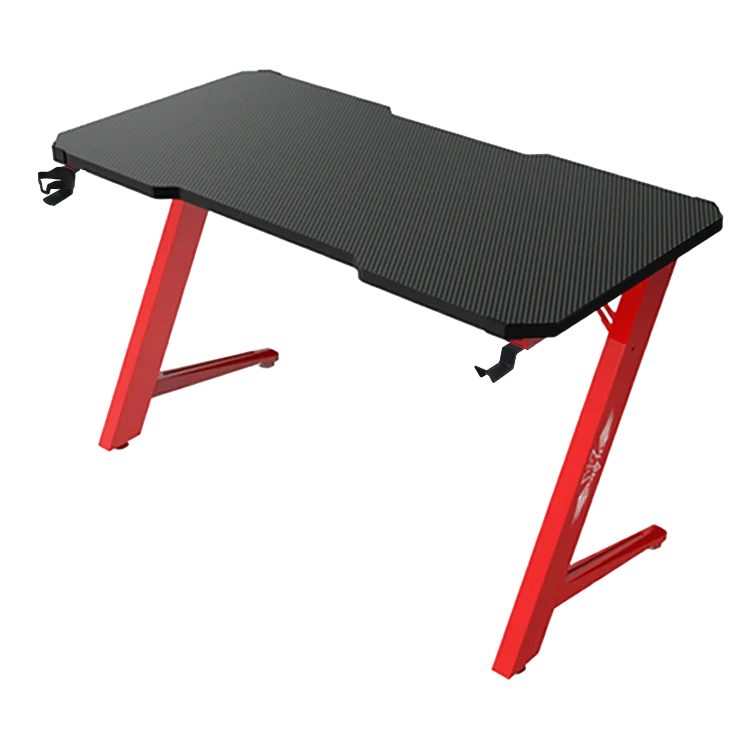 Hot Sale Pink Computer Desk Table RGB Gaming Desk Table Home Office Gaming Desk With RGB LED Lights