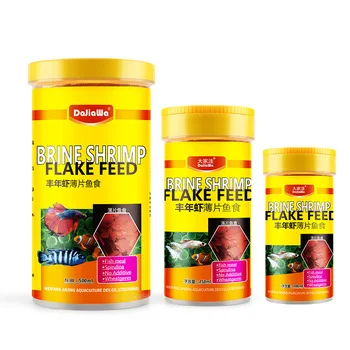 Support Customized Brine Shrimp Flake and Spirulina Flake Small Fish Food