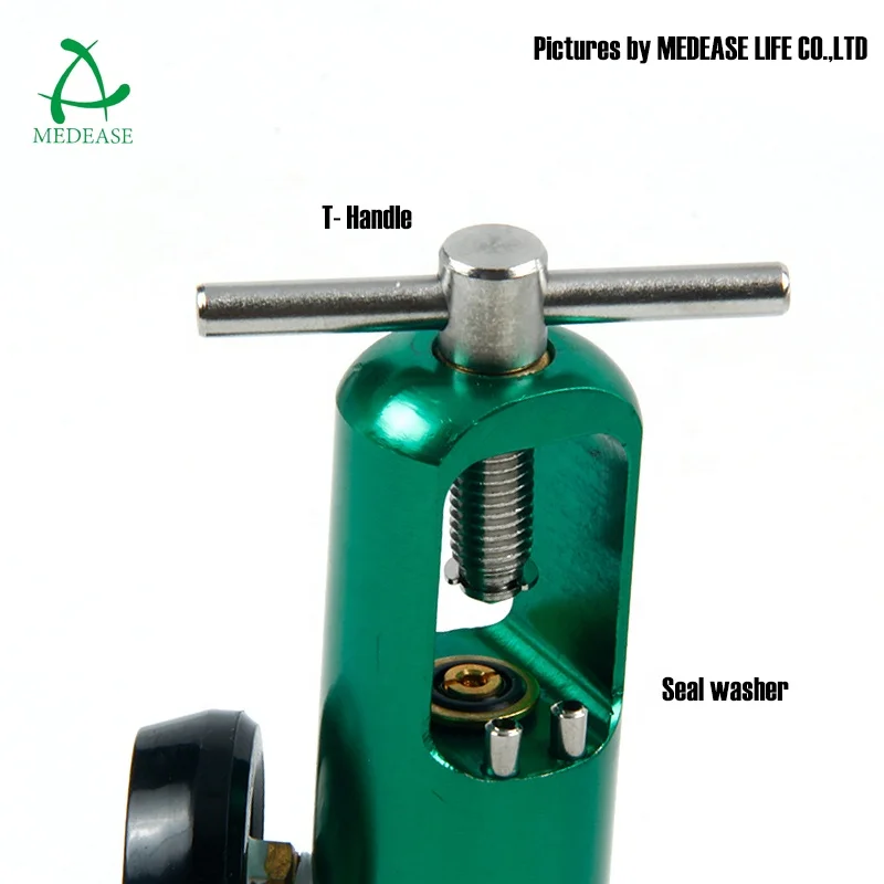 China Manufacturer Medical Click Style CGA870 Oxygen Regulator for Oxygen Cylinder & Tank