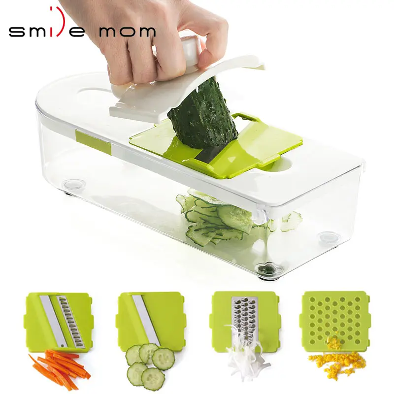 Vegetable Chopper multifunctional Manual Vegetable Chopper 7 In 1 good Quality Stainless Steel Mandolin Vegetable Slicer