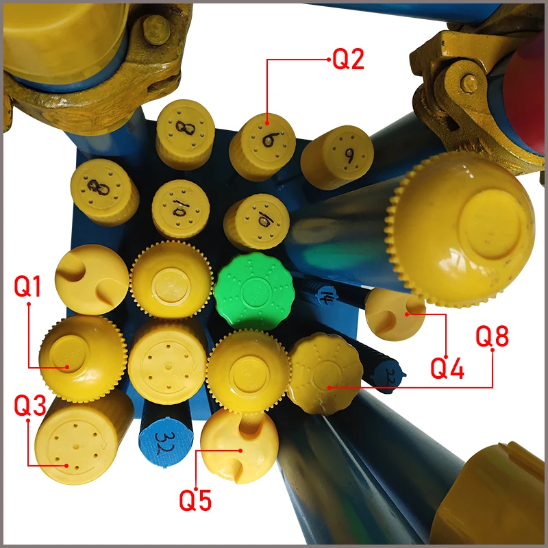 Factory Direct Sale SCQP 16 - 32MM Construction Site Safety Protective Mushroom Rebar Cap For Steel Bar