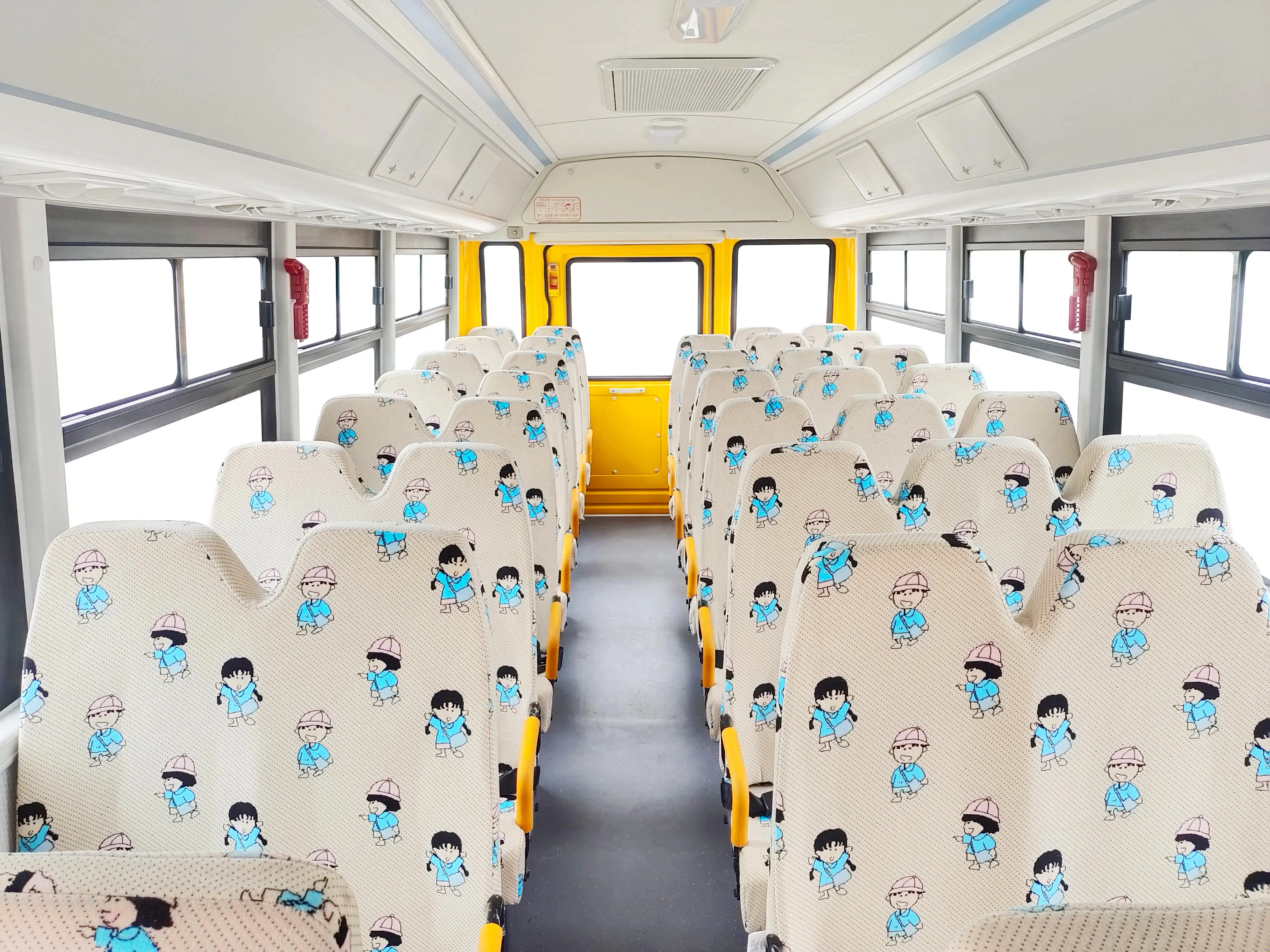 Ограниченная Скидка Прочный Настраиваемый макет мультяшных сидений спутниковая дорожная система Профессиональный школьный автобус