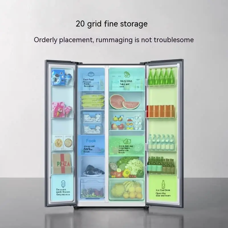 Original Xiaomi Mijia Refrigerator Side-by-side 536L 610L 36 Low Decibels Runs With Mijia App