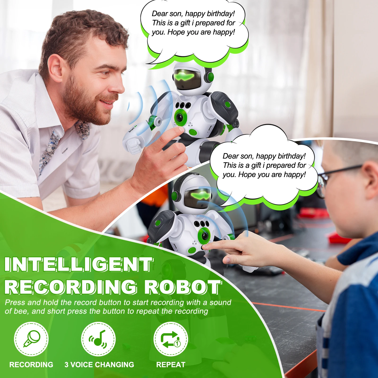 Hot Selling Toys Hobbies Remote Control Intelligent Dancing Robot Toy with Light & Sound toys kids robot