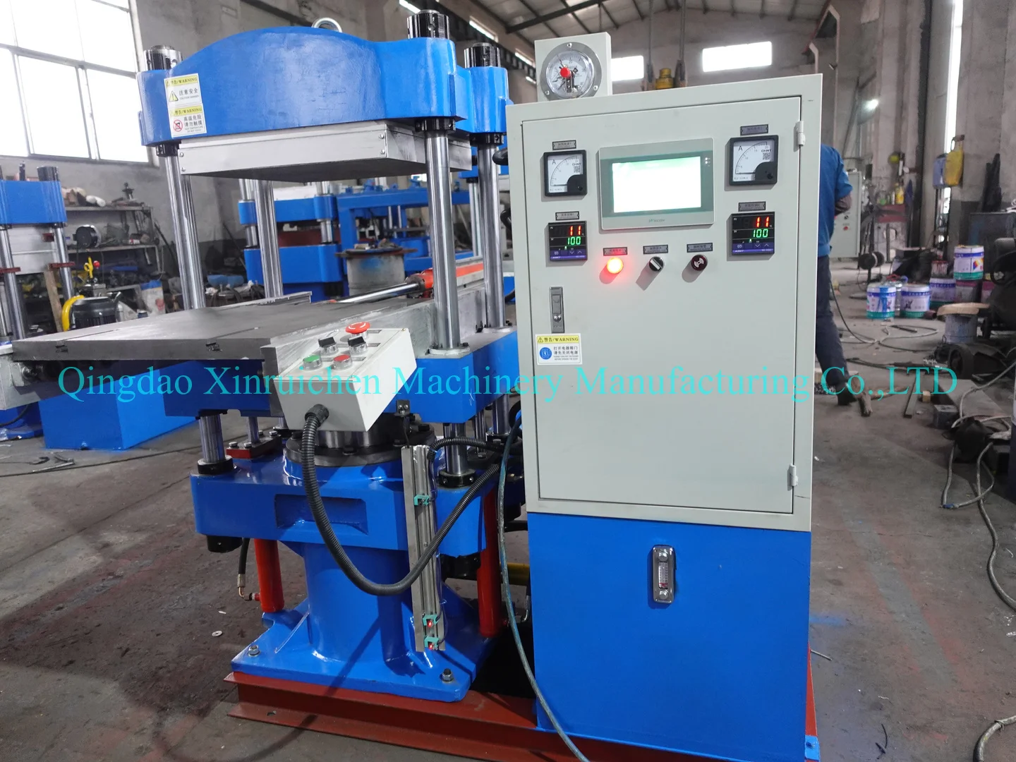 Plate vulcanizing press with Rubber Gasket/fast speed mold opening and closing Sulfur machine/waste rubber making machine