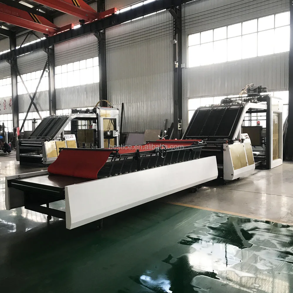 Auto Corrugated Flute Cardboard Laminating machine Laminator for Carton Box