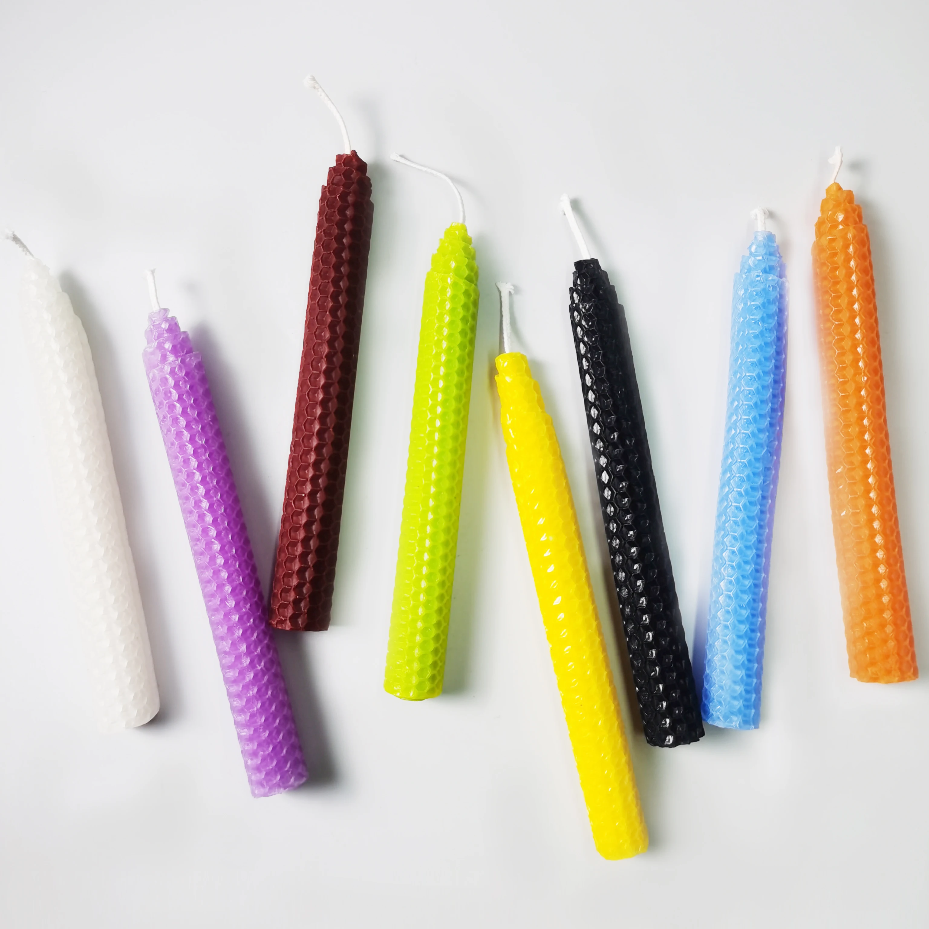 BESTSUN Most Popular Lasting Smokeless Wholesale Natural Beeswax Taper Candles