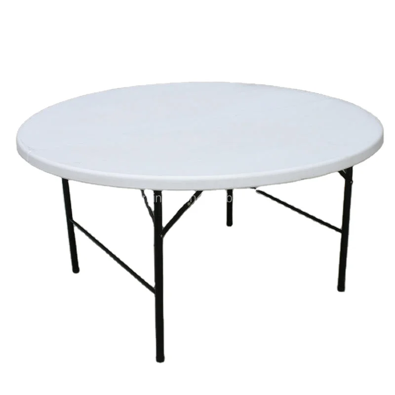 Factory Sale Round Banquet Folding Rectangular HDPE Plastic Table