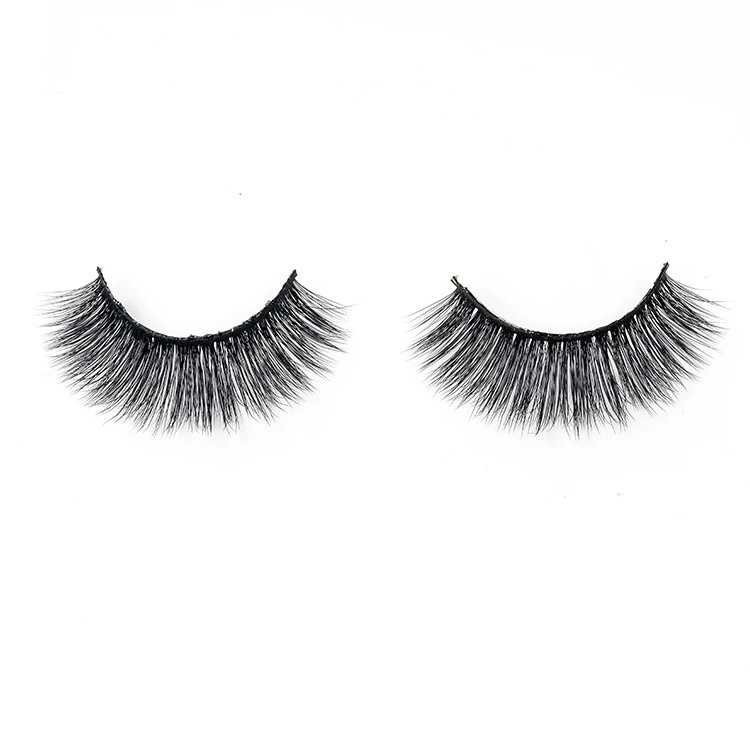 
Wholesale Diamond 3D Faux Lashes Silk Eyelashes Individual 100% Hand Made 3D Silk Eyelash 