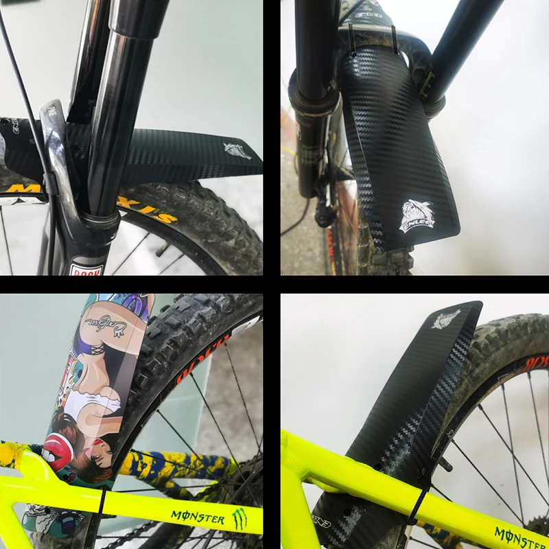 
General road mountain bike splash-proof mudguard with printing 