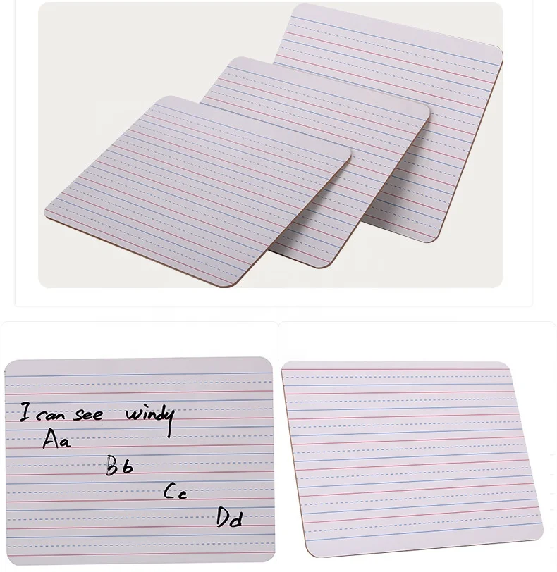 Double Sided Dry Erase Lapboard Learning Board Alphabet Letters Practice Writing Whiteboard