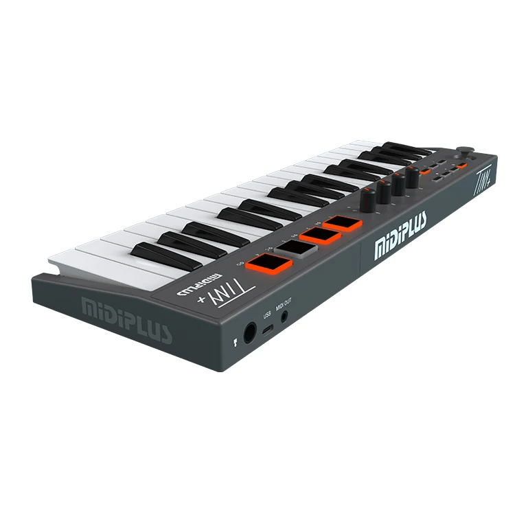 MIDIPLUS TINY+ High-Quality 32-Key Usb Midi Keyboard Mini Instrument Key Design Professional-Grade Music Control Console